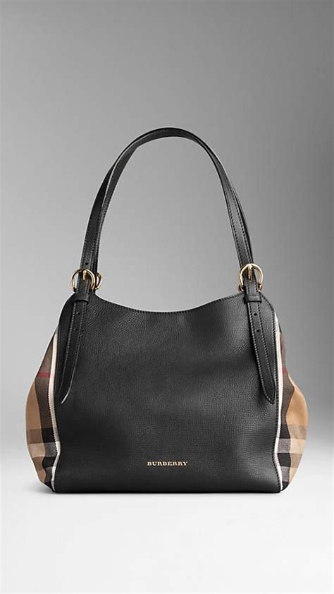 burberry the canter bag|black leather burberry handbag.